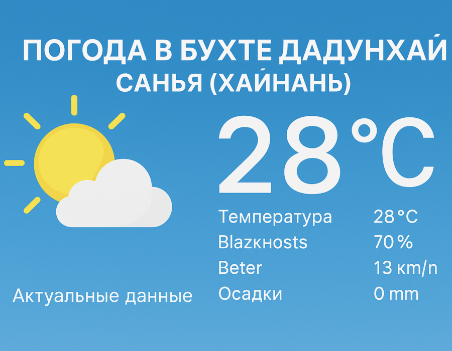 Погода Дадунхай сейчас