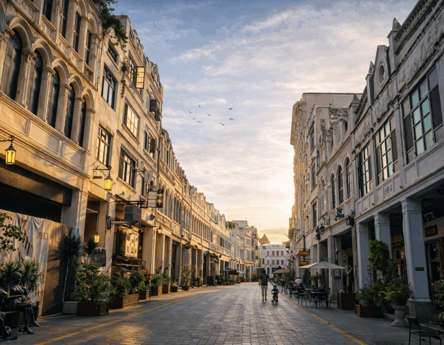 Старые аркадные улицы