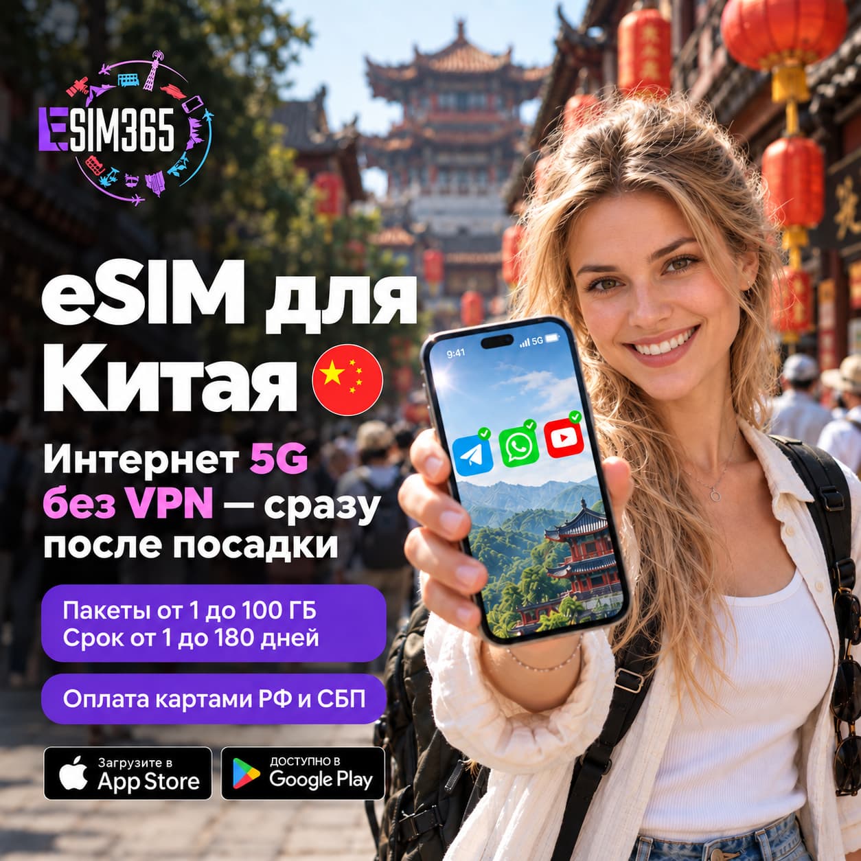 Интернет на Хайнань esim